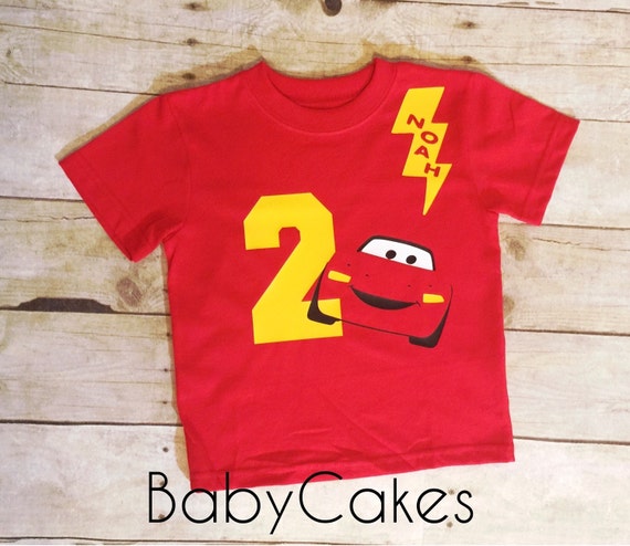 lighting mcqueen birthday shirt