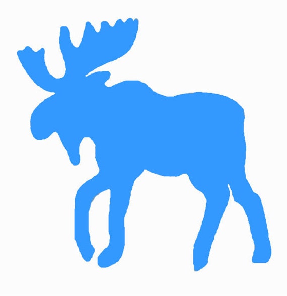 STENCIL Reusable Moose Christmas Reg and Commercial Grade