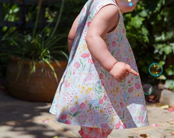SALE! Baby Girls Summer Dress and Bloomers