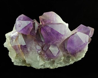 Large Amethyst Cluster (Bolivia #8416) 13.6 pounds, Healing Crystals for Energy, Decoration, Display, Chakra, Purification and Protection