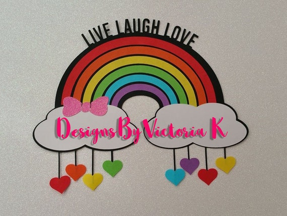 Download 3 Files Rainbow Live Laugh Love SVG, PNG, EPS Files ...