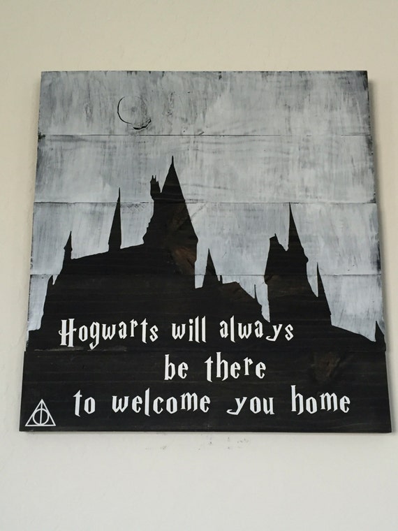 Hogwarts Harry Potter sign