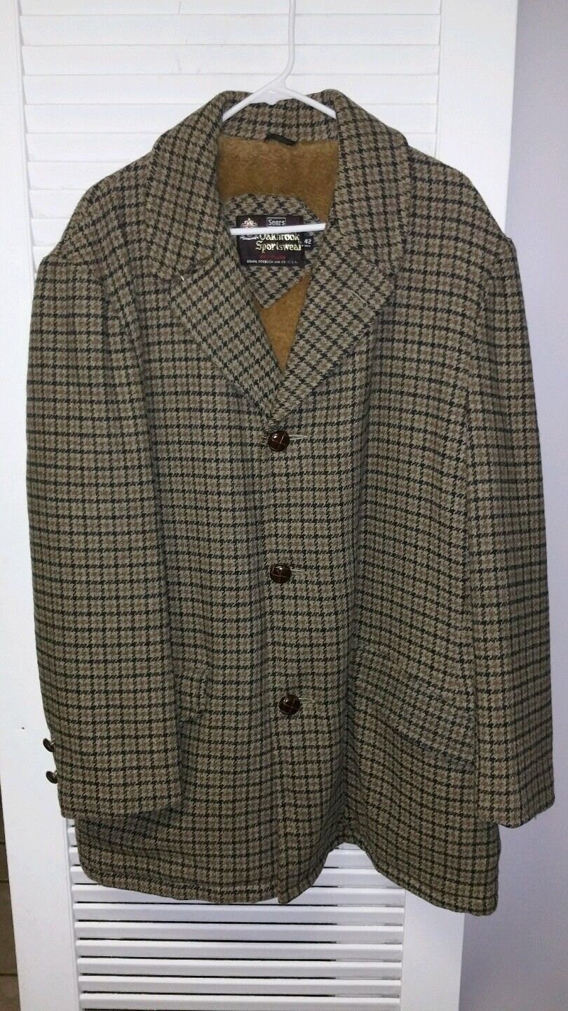 Men’s Vintage Oakbrook Sportswear Sears Rancher Coat/Jacket-wool -44 ...