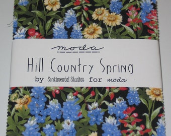MODA - Hill Country Spring Charm Pack - 22 -- 5 inch squares