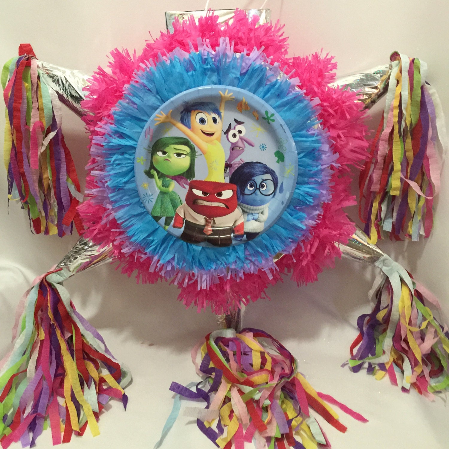 Inside Out Star Shape Pinata Fast Shipping by Thebestpinataever