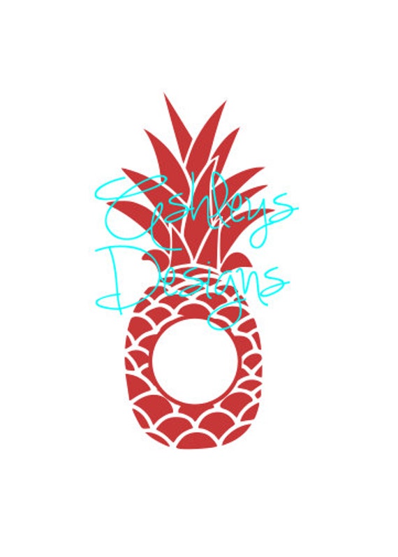 Download Pineapple Monogram SVG File by TheSVGcorner on Etsy