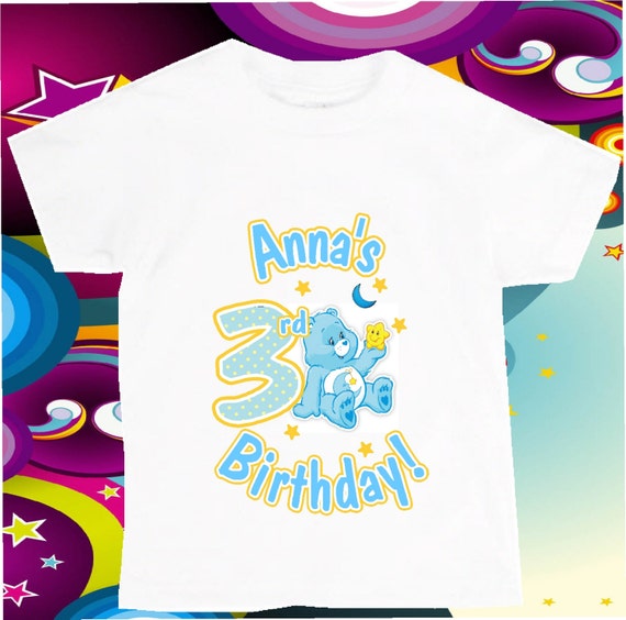 carebear birthday shirt