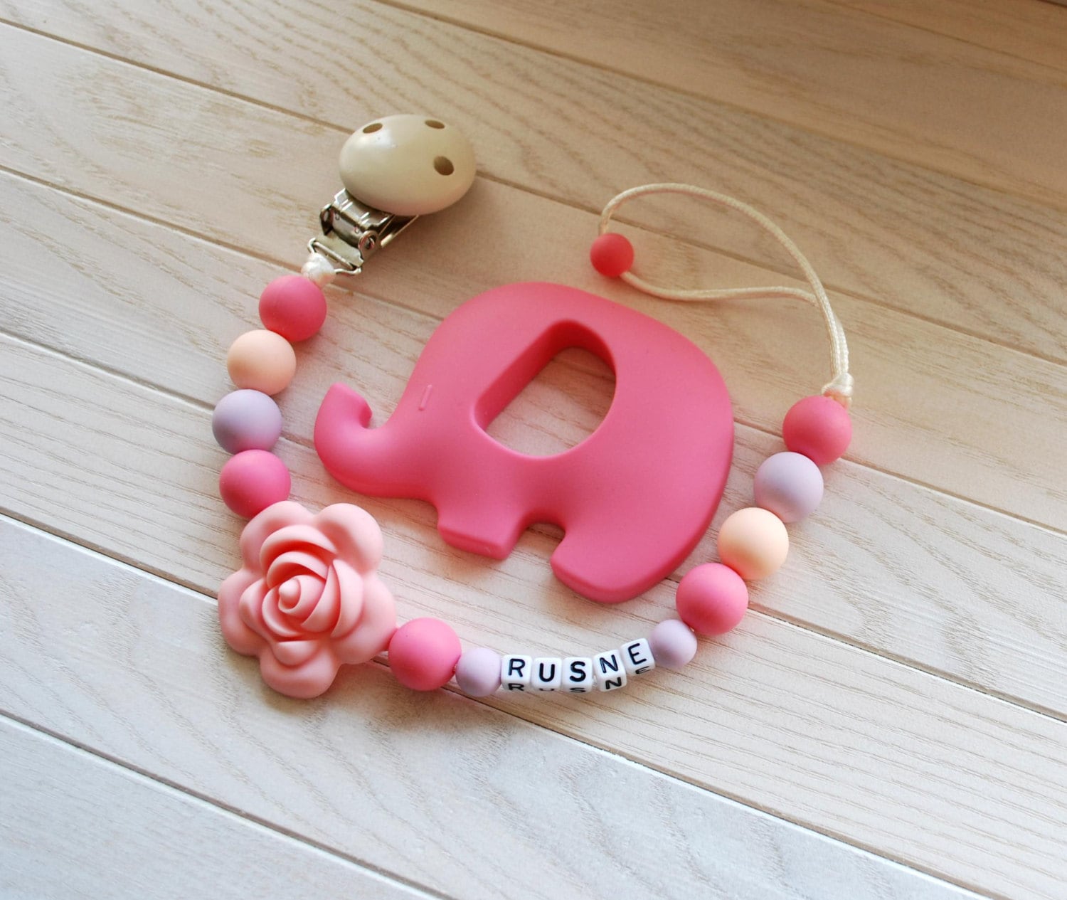 Pacifier Clip Pacifier Holder Baby Girl Personalized Baby