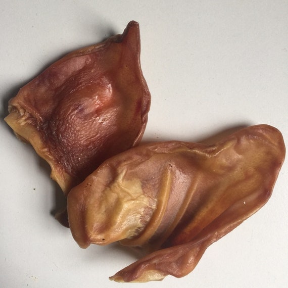 Natural Smoked Pig Ear Chews for Dogs