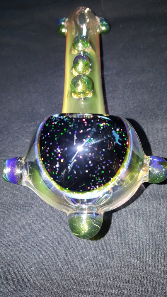 crushed opal slug glass sherlock pipe