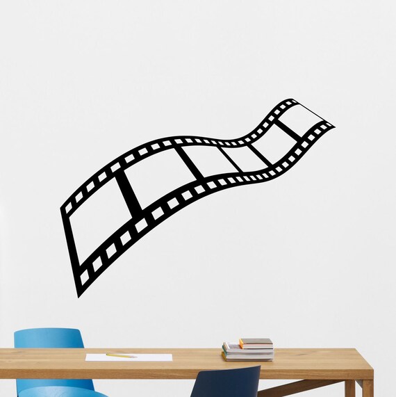 Film Strip Wall Decal Home Theater Decor Vinyl by CrazyDecals