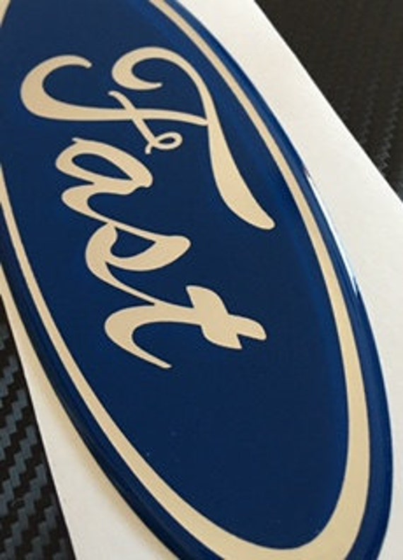 DOMED Ford FAST Taurus sho emblem overlays 3M™ by DeVriesSigns