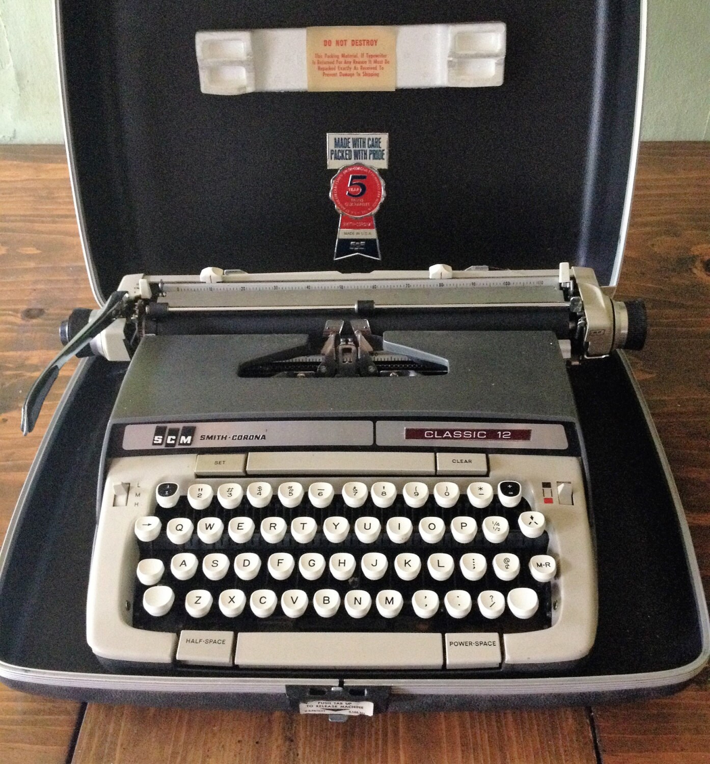 Vintage Typewriter 1960s Smith Corona Typewriter Classic