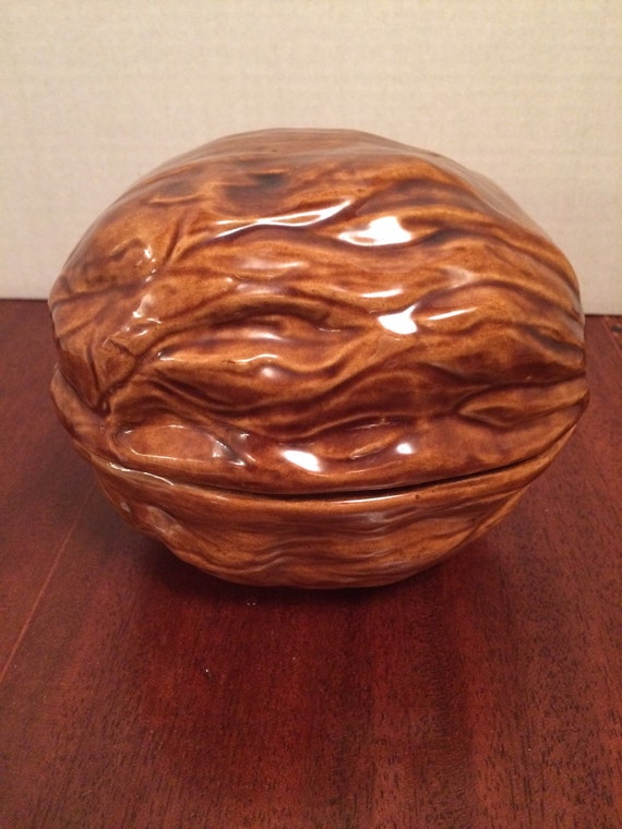 Arnels Walnut Ceramic Nut Bowl