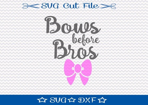 Download Bows Before Bros SVG Cutting File / Cut File for Silhouette