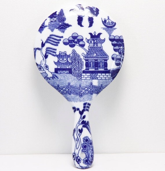 Vintage Hand Mirror Vintage Porcelain Hand Mirror Vintage