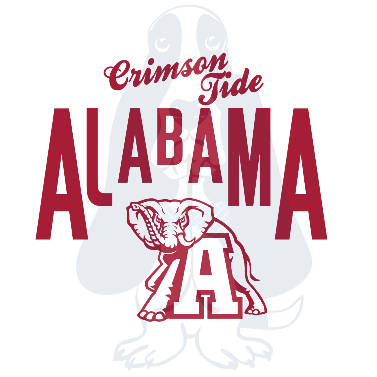 Download Alabama Crimson Tide Cutting Files in Svg, Eps, Dxf, Png ...