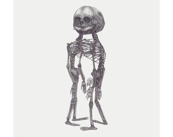 13" x 17" Limited Edition Giclee Print of Original Illustration "Closer"