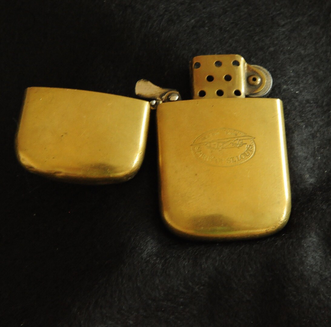 Vintage Spirit of St Louis Brass Lighter