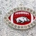 Arkansas Football Large Charm Rhinestone DIY Accessories Create Your Own Bracelet Or Necklace NCAA Razorbacks Fan Gear College Jewelry