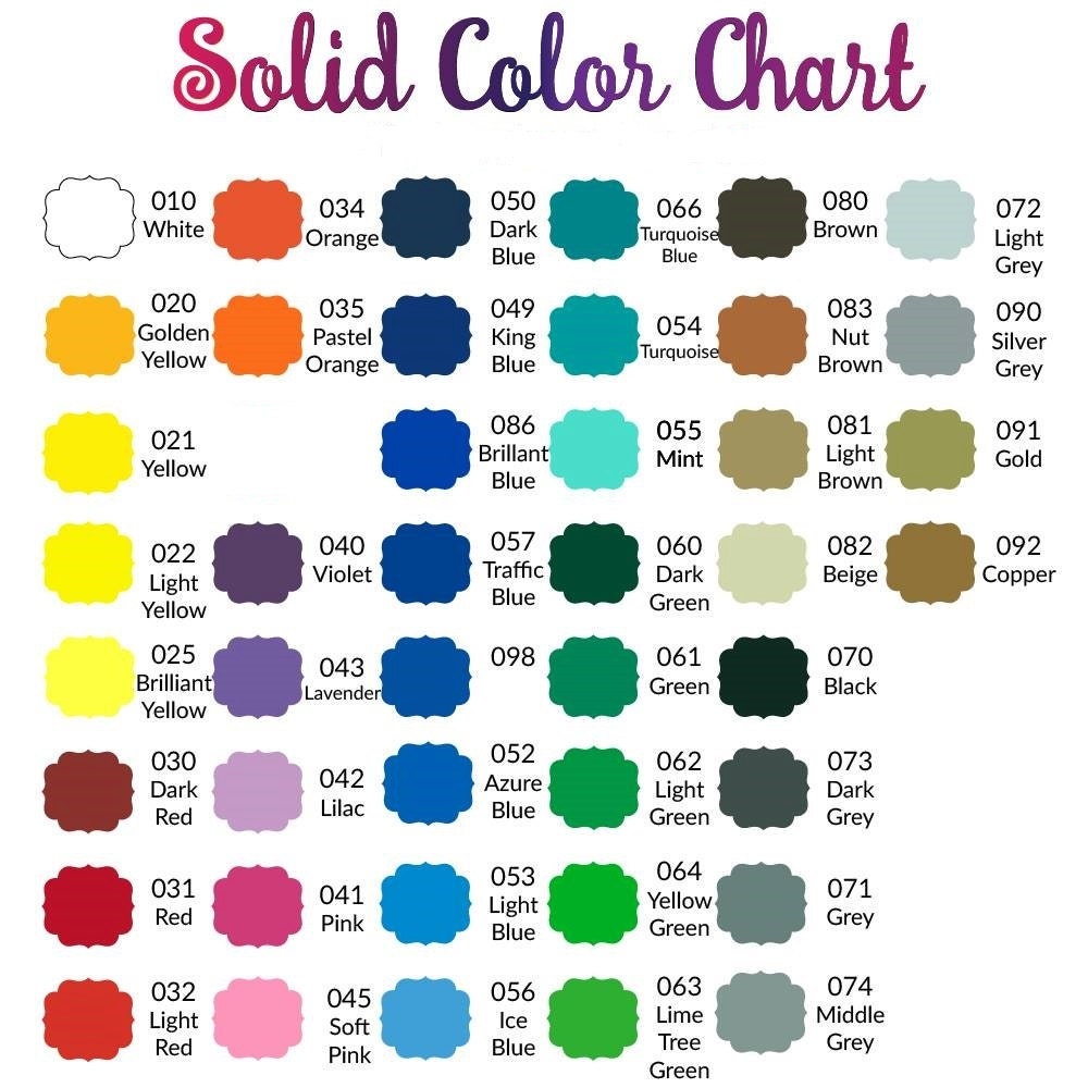 Oracal 651 12x12 Sheets Adhesive Vinyl Decal Vinyl Gloss