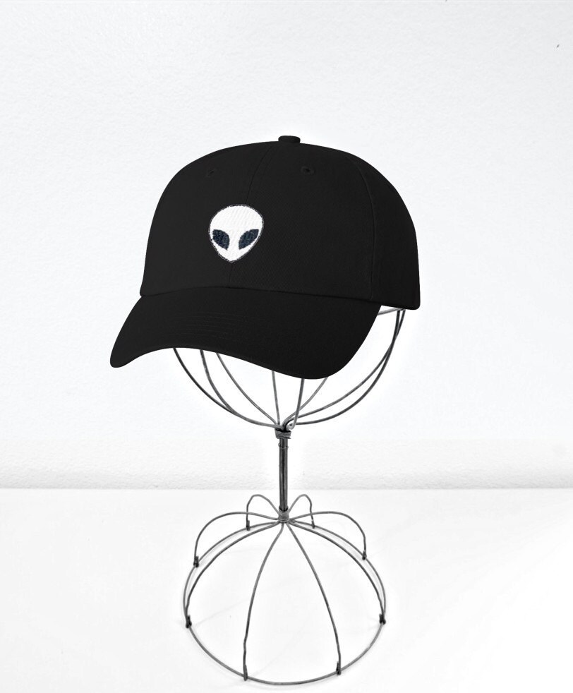 Alien Embroidered Baseball Cap by fairebroderie on Etsy