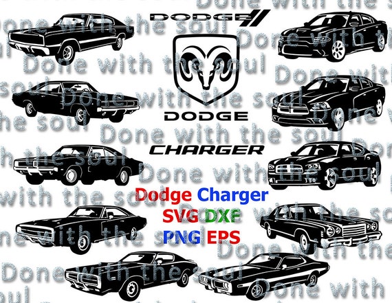 Dodge Charger Car vector Dodge digital Car by DoneWithTheSoul