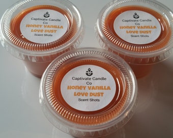 Honey Vanilla Love Dust Wax Melt Tart Scent Shot Flameless