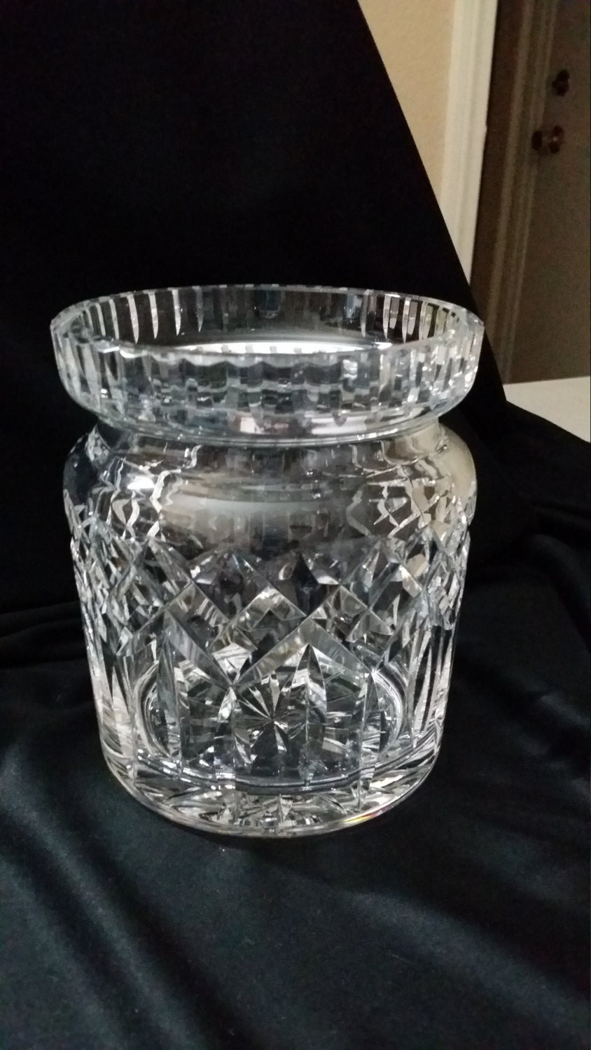 Waterford Irish Handcut Crystal Biscuit Jar