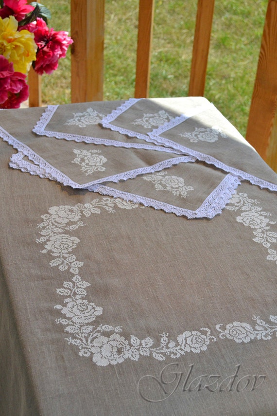 Linen tablecloth