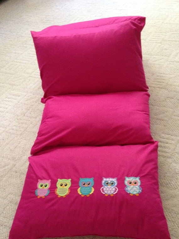 Pillow Bed Pillowcase Bed Monogrammed Bed by GramsStitchCreations