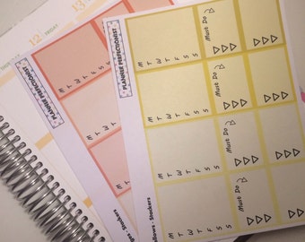 Yellows & Oranges Stackers // 24 Stickers // Matte or Glossy // Erin Condren