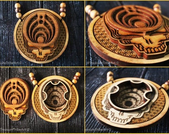 Bassnectar Themed 4" Magnetic Stash Pendant