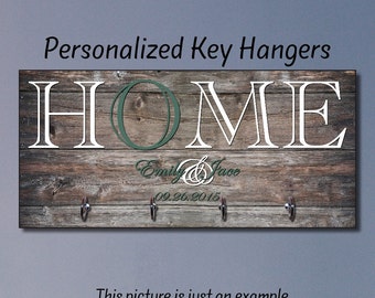 Gift Ideas, Wedding Gift, Anniversary Gift, Housewarming Gift, New Home Gift, Home Decor, Wall Decor,Key Holder,Key Hanger, Closing Gift