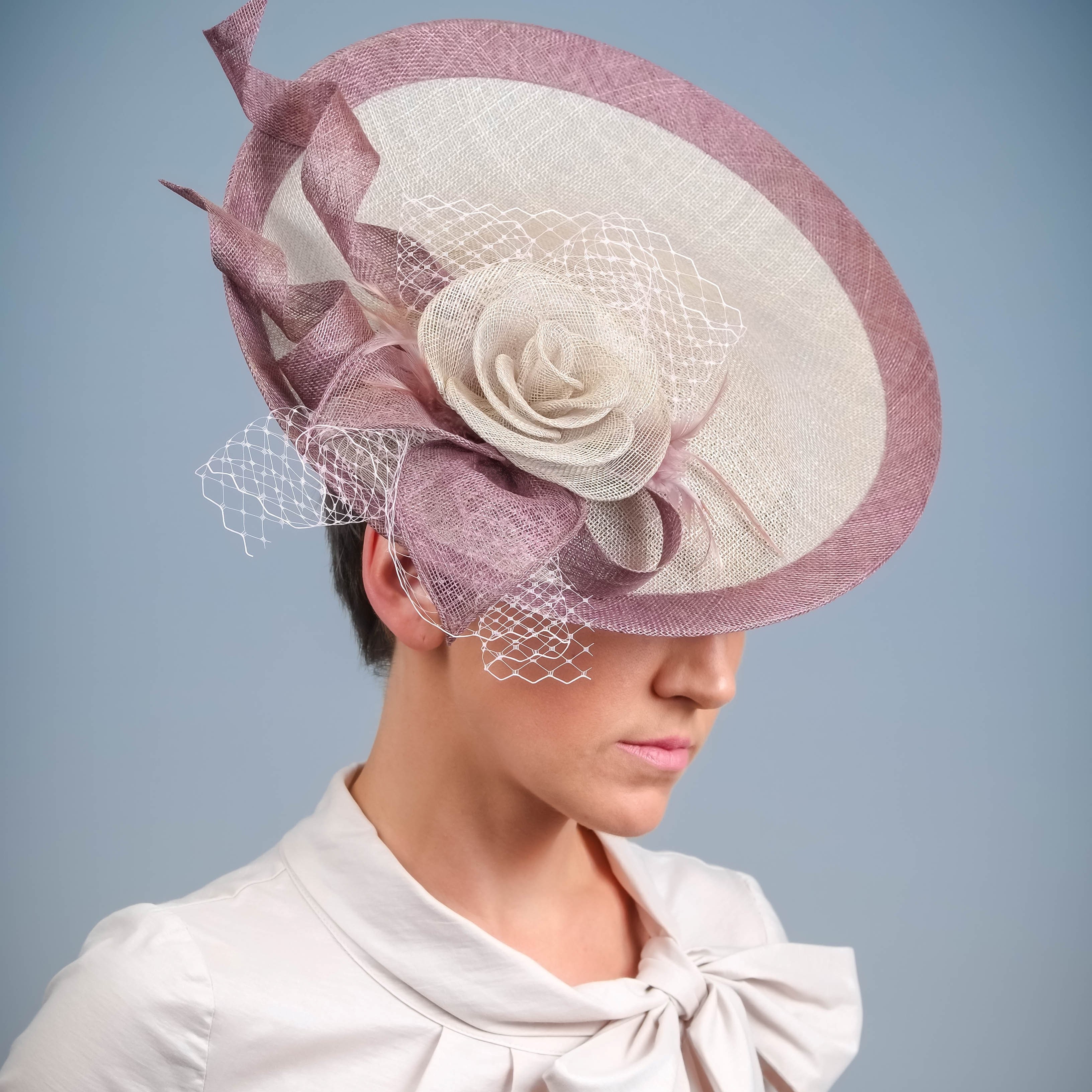 Unique artisan hats and fascinators for women. by JoReMillinery