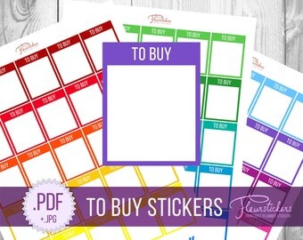 To Buy Printable Planner Stickers Full Box stickers for use with Erin Condren planner Full Box planner Stickers To Buy planner stickers