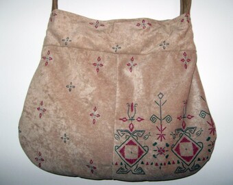 Handbag velvet end and fabrics to cover