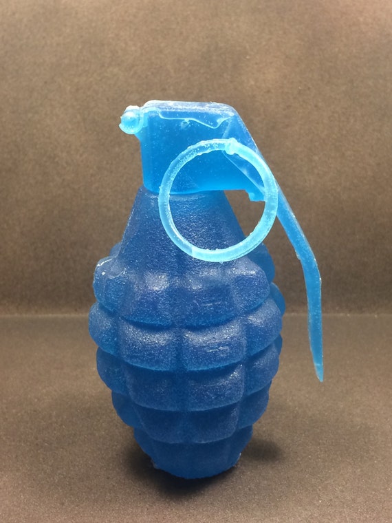 Blueberry Resin Prop Replica Pineapple Grenade by JeddyArt