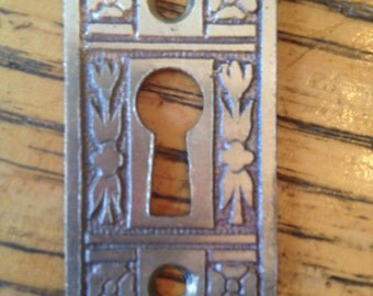 Antique Brass Keyhole Cover