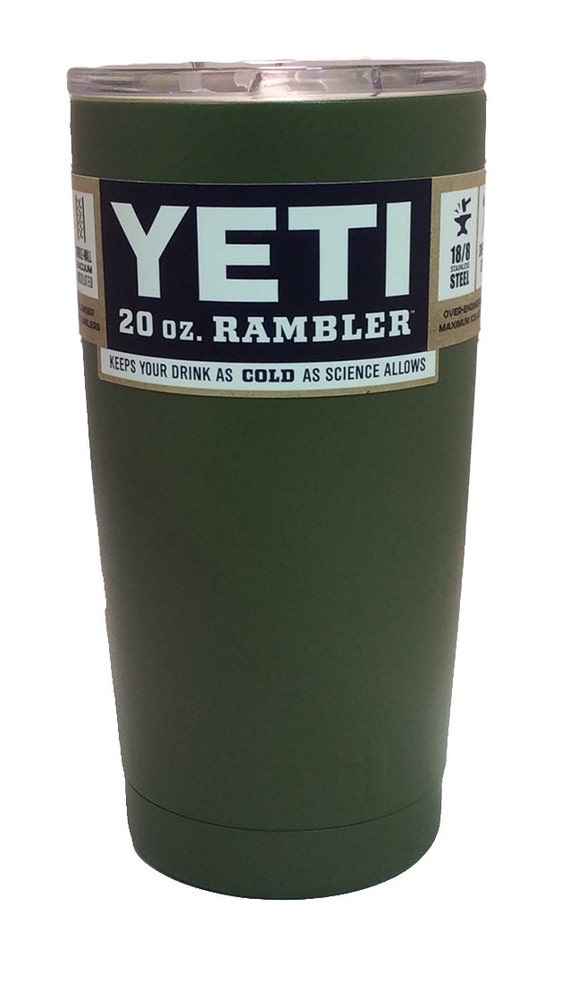 YETI Powder Coated Rambler Tumbler20ozMilitary Green