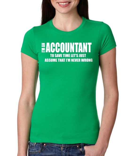 Accountant Tshirt Funny CPA Tshirt Gift For Accountant