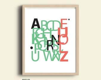 Abc Wall Art alphabet poster alphabet art alphabet print abc wall art Abc Wall Art alphabet poster alphabet art alphabet print abc wall art