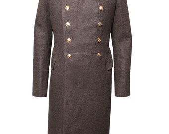 Soviet military Everyday brown overcoat of Russian Officers