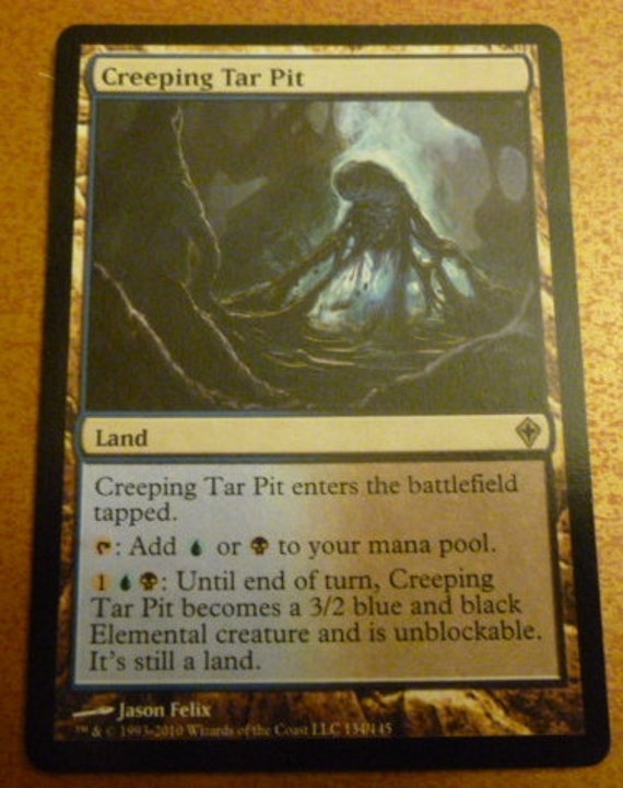 Magic the Gathering Creeping Tar Pit Highest by BestMTGproxy