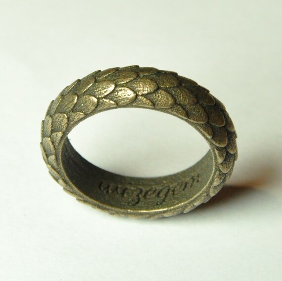 Dragon Scales Ring by Wizegem on Etsy