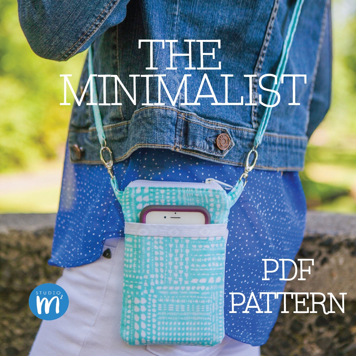 The Minimalist - PDF Pattern - Small Cross body Bag - Wristlet - Mini Messenger - Cell Phone ...