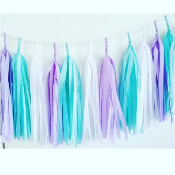 Little mermaid tassel garland