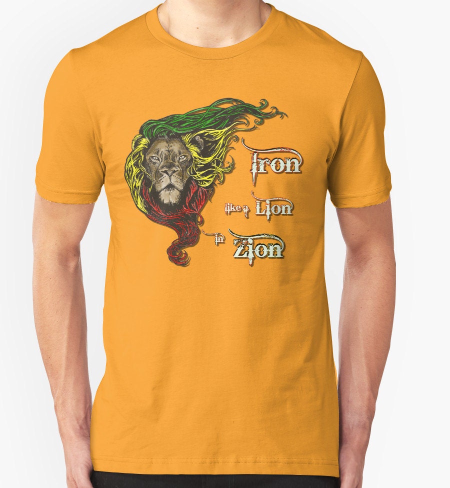 iron lion t shirt