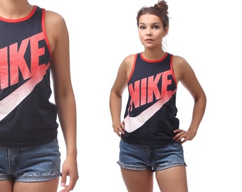 red white and blue nike tank top