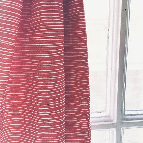 Coral Red Curtains Made to Measure Curtains Scandinavian